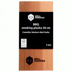 Pets Place Grill Fanatics Bbq Rookplanken - Barbecue - 30 cm 2 stuks aanbieding
