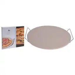 Pets Place Homestyle Pizza Baksteen Met Houder - Barbecue - 36x36x5 cm aanbieding