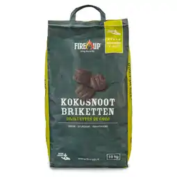 Pets Place Fire-Up Kokosnootschaalbriket - Barbecue - 10 kg aanbieding