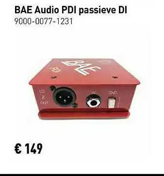 Bax-Music BAE Audio PDI Passieve DI aanbieding