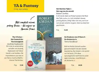 BookSpot Het Rad Des Tijds 1 - Het Oog Van De Wereld Robert Jordan, The Witcher - Het Zwaard Der Voorzienigheid Andrzej Sapkowski Of D aanbieding