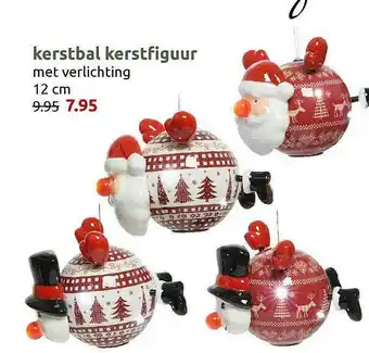 Deka Tuin Kerstbal Kerstfiguur Met Verlichting aanbieding