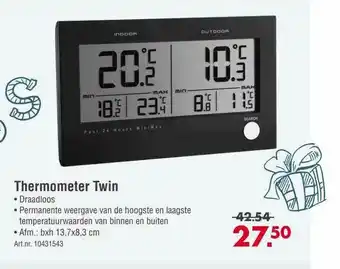 Enorm Thermometer Twin aanbieding