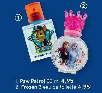 Etos Paw Patrol Of Frozen 2 Eau De Toilette aanbieding