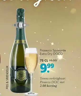 Mitra Prosecco Spumante Extra Dry DOCG aanbieding