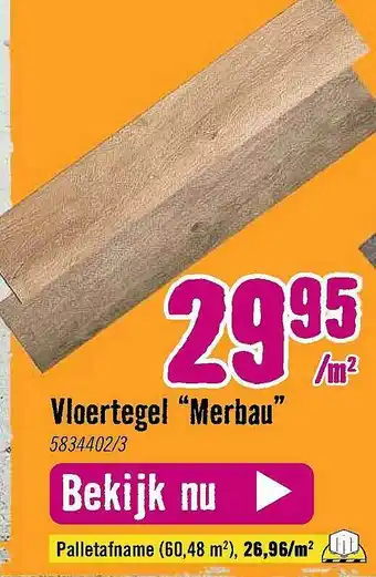 Hornbach Vloertegel aanbieding