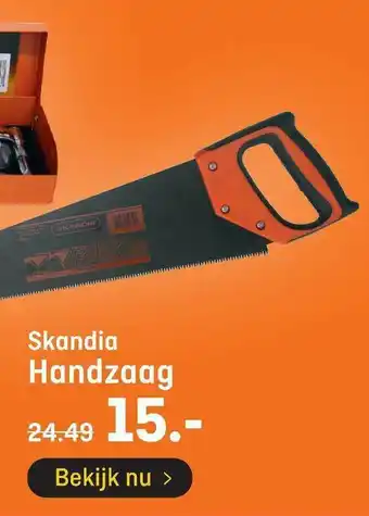 Hubo Skandia Handzaag aanbieding