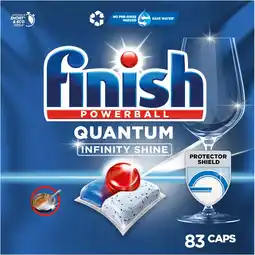 Amazon Finish Quantum Infinity Shine Vaatwastabletten - 83 Capsules aanbieding