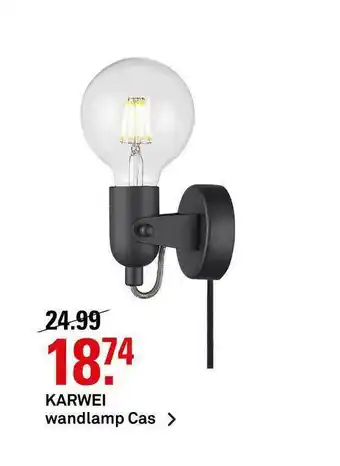 Karwei Karwek Wandlamp Cas aanbieding