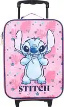 Bol.com Stitch Made to Roll - Roze Trolley Koffer - Lilo & Stitch - Reiskoffer aanbieding