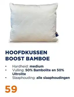 TotaalBED Hoofdkussen Boost bamboe | aanbieding