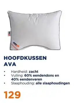 TotaalBED Hoofdkussen Ava | dons | aanbieding