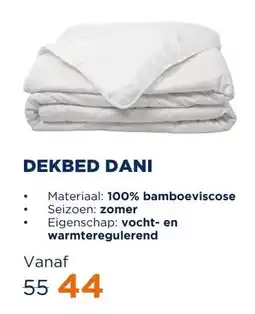 TotaalBED Dekbed Dani 100% bamboe zomer | aanbieding