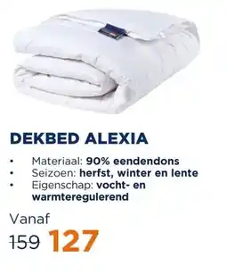 TotaalBED Dekbed Alexia 90% dons 4-seizoenen | 140x200 aanbieding