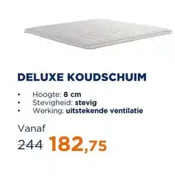 TotaalBED Topmatras Deluxe | Koudschuim | 70x200 aanbieding