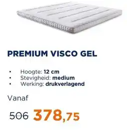 TotaalBED Topmatras Premium | Visco Gel | 70x200 aanbieding