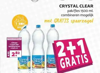 MCD Supermarkt Crystal Clear 2+1 Gratis aanbieding