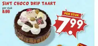 MCD Supermarkt Sint Choco Drip Taart aanbieding