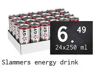 Naanhof Slammer Energy Drink aanbieding