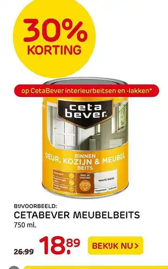 Praxis Cetabever Meubelbeits 30% Korting aanbieding