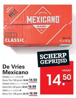 Sligro De Vries Mexicano Classic aanbieding