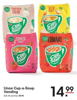 Sligro Unox Cup a Soup Vending aanbieding