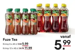 Sligro Fuze Tea aanbieding