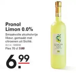 Sligro Pronol Limon 0.0% aanbieding