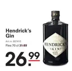 Sligro Hendrick's Gin aanbieding