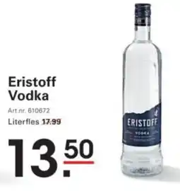 Sligro Eristoff Vodka aanbieding