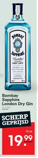 Sligro Bombay Sapphire London Dry Gin aanbieding