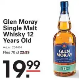 Sligro Glen Moray Single Malt Whisky 12 Years Old aanbieding