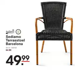 Sligro Sediamo Terrasstoel Barcelona aanbieding