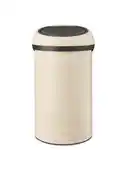 Amazon Brabantia Touch Bin Prullenbak, Soft Beige, 60 Liter aanbieding