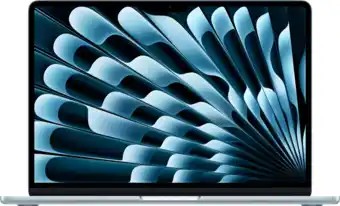 Coolblue Apple MacBook Air 13 inch (2025) M4 (10 CPU/8 GPU) 16GB/256GB Hemelsblauw QWERTY aanbieding