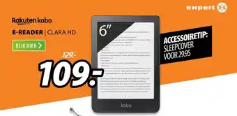 Expert Rakuten kobo e-reader | clara hd aanbieding