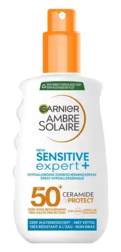De Online Drogist Garnier Ambre Solaire Sensitive Expert+ SPF50 Spray aanbieding