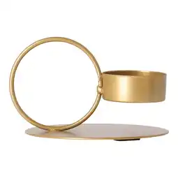 Van Cranenbroek Kaarshouder theelicht 9cm goud aanbieding