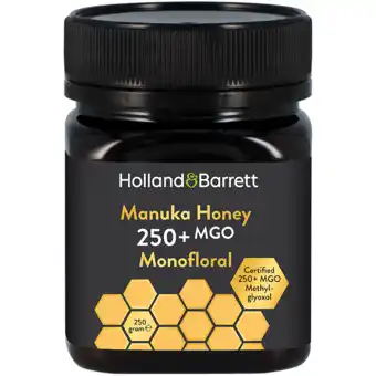 Holland & Barrett Holland & Barrett Manukahoning 250+ MGO Monofloraal - 250g aanbieding