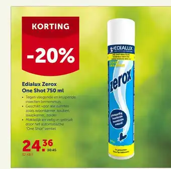 Aveve Edialux zerox one shot 750 ml aanbieding