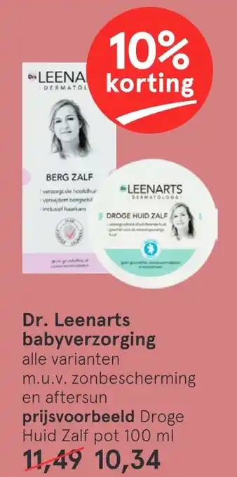 Etos Dr. leenarts babyverzorging 100 ml aanbieding