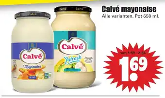 Dirk Calve mayonaise 650ml aanbieding