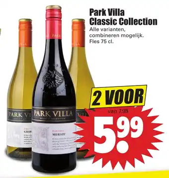 Dirk Park Villa Classic Collection wijn 2*750ml aanbieding