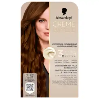 De Online Drogist Schwarzkopf Creme Supreme Crèmekleuring 7-57 Donker Koperblond aanbieding