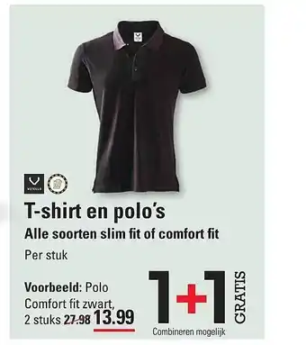 Sligro T-shirt en polo's aanbieding