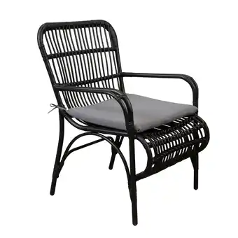 Van Cranenbroek Stoel Fadola zwart+kussen aanbieding