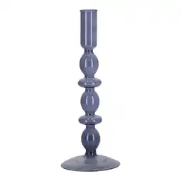 Van Cranenbroek Kandelaar grijs 24x9cm aanbieding