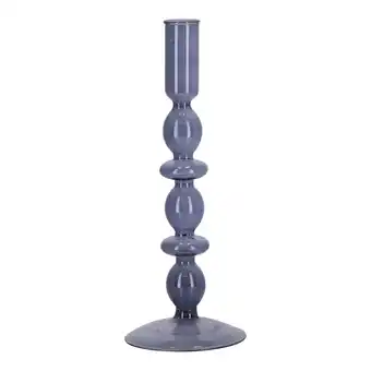 Van Cranenbroek Kandelaar grijs 24x9cm aanbieding