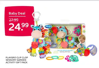 Prenatal Playgro Clip Clop Sensory Garden Activity Gift Pack aanbieding