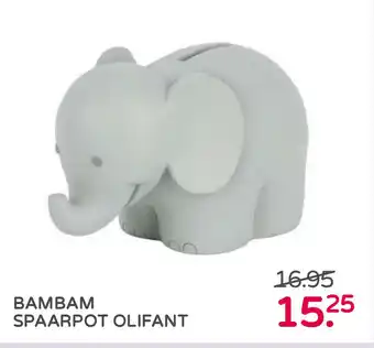 Prenatal Bambam Spaarpot Olifant aanbieding